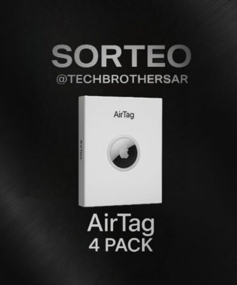 Ganá un pack de 4 Apple AirTags en el sorteo de TechBrothers