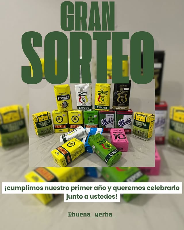 Sorteo Buena Yerba: Ganá kilos de yerba para compartir y celebrar el amor por el mate