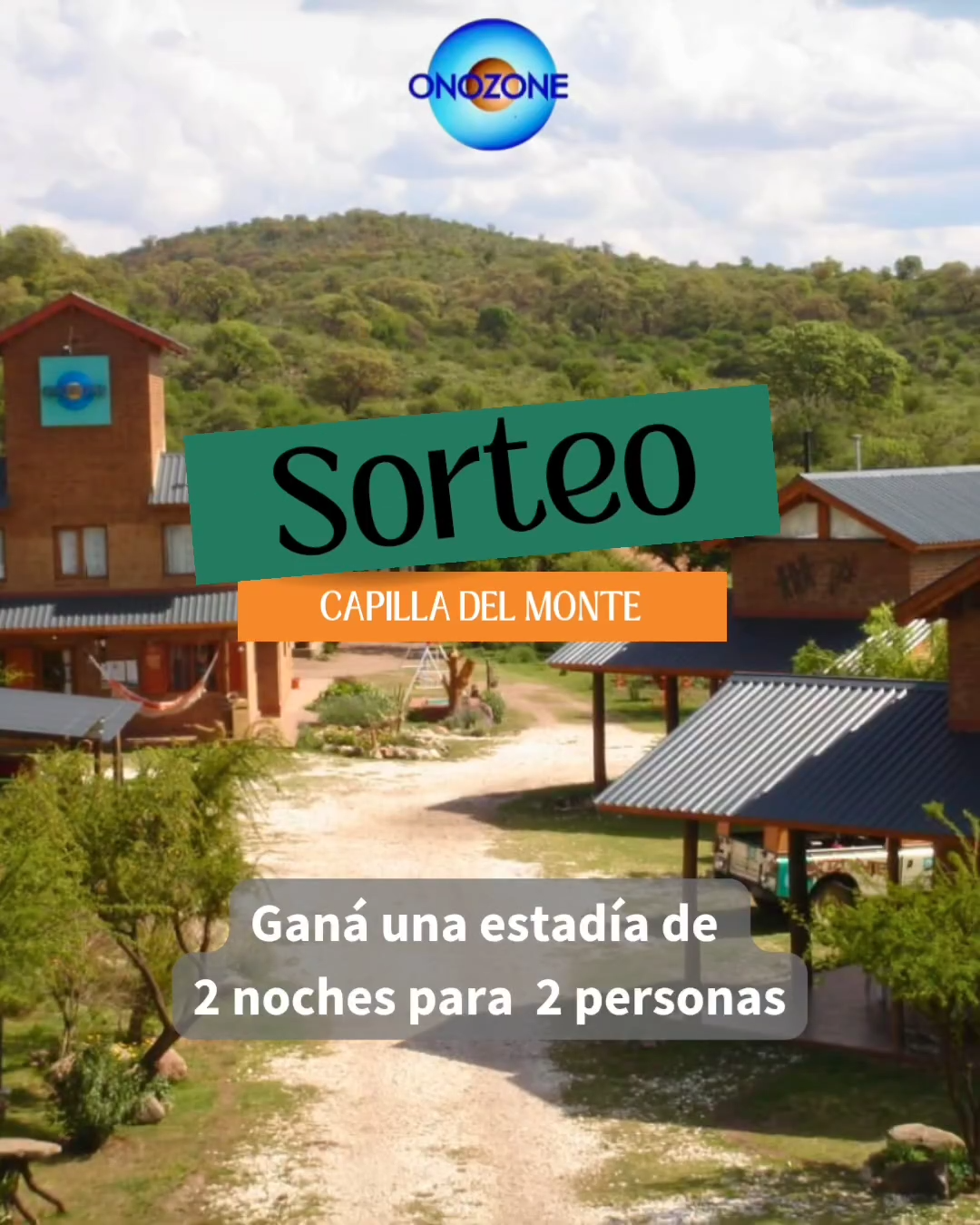 Ganá una estadía de dos noches para dos personas en Capilla del Monte con el sorteo de Respira Córdoba