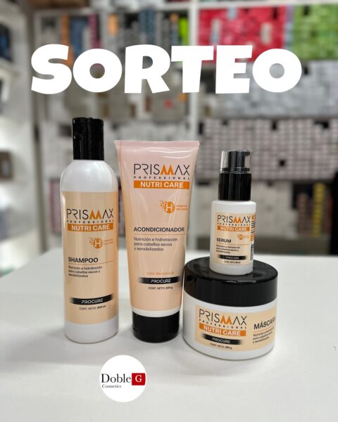 Ganá un kit completo de cuidado capilar Prismax con Doble G Cosmetics