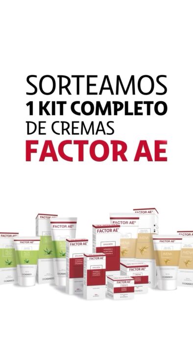 Sorteo Factor AE: Ganá un kit completo de cremas para cuidar tu piel