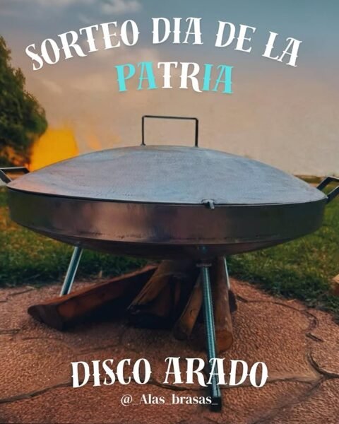 Participá del sorteo por el Día de la Patria y ganá un disco arado para cocinar como un verdadero argentino