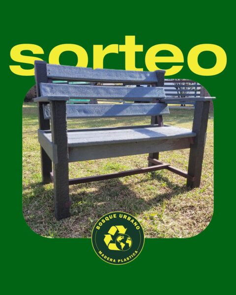Sorteo Bosque Urbano: Ganá un banco doble o un sillón hecho de madera plástica reciclada