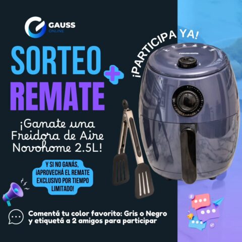 Sorteo imperdible: llevate una freidora de aire gratis y cociná sin aceite