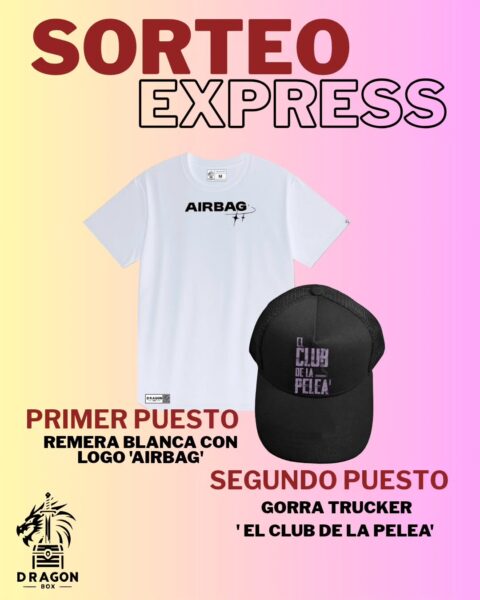 Sorteo express: Ganá una remera Airbag o una gorra El Club de la Pelea