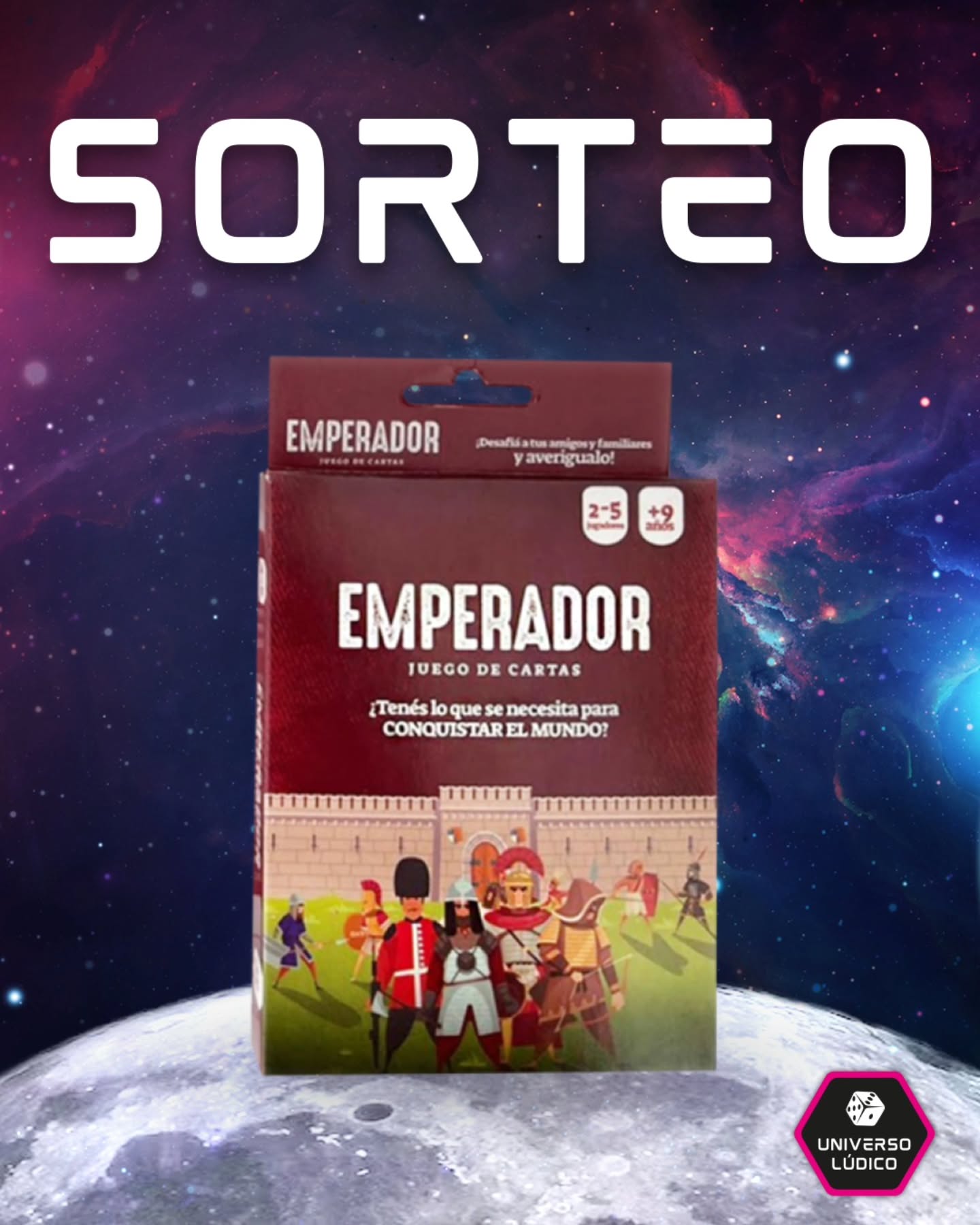 Participá por el juego de mesa Emperador y conquistá el mundo con tus amigos