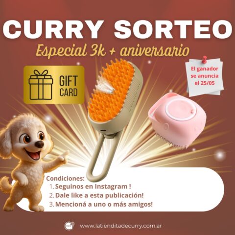 Ganá un cepillo a vapor, un spa de silicona y descuentos exclusivos de La Tiendita de Curry