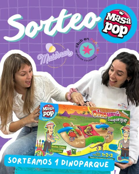 Participá por un Dinoparque de Masa Pop y divertite con los dinosaurios – Ganadora: @masapop.ok