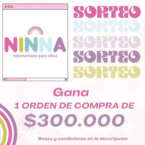 Ganá $300.000 en ropa infantil participando del sorteo de Ninna Kids – Ganadora: @rooescalantee