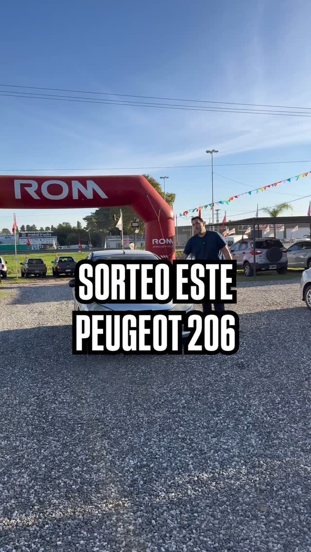 Ganá un Peugeot 206 en el sorteo de Álvaro Oroza en Instagram