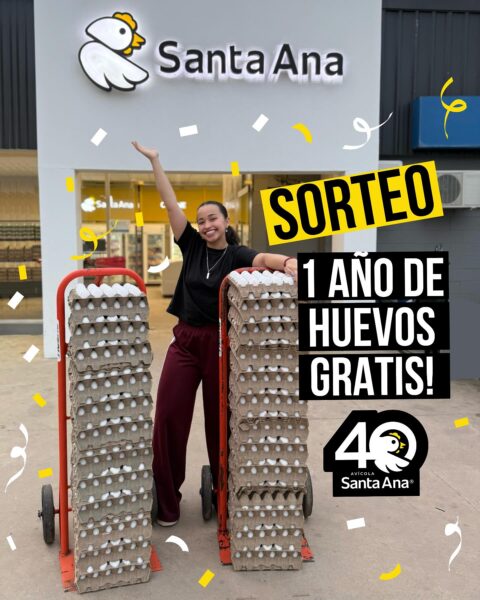 Ganá huevos gratis por un año con Avícola Santa Ana y Recetazass