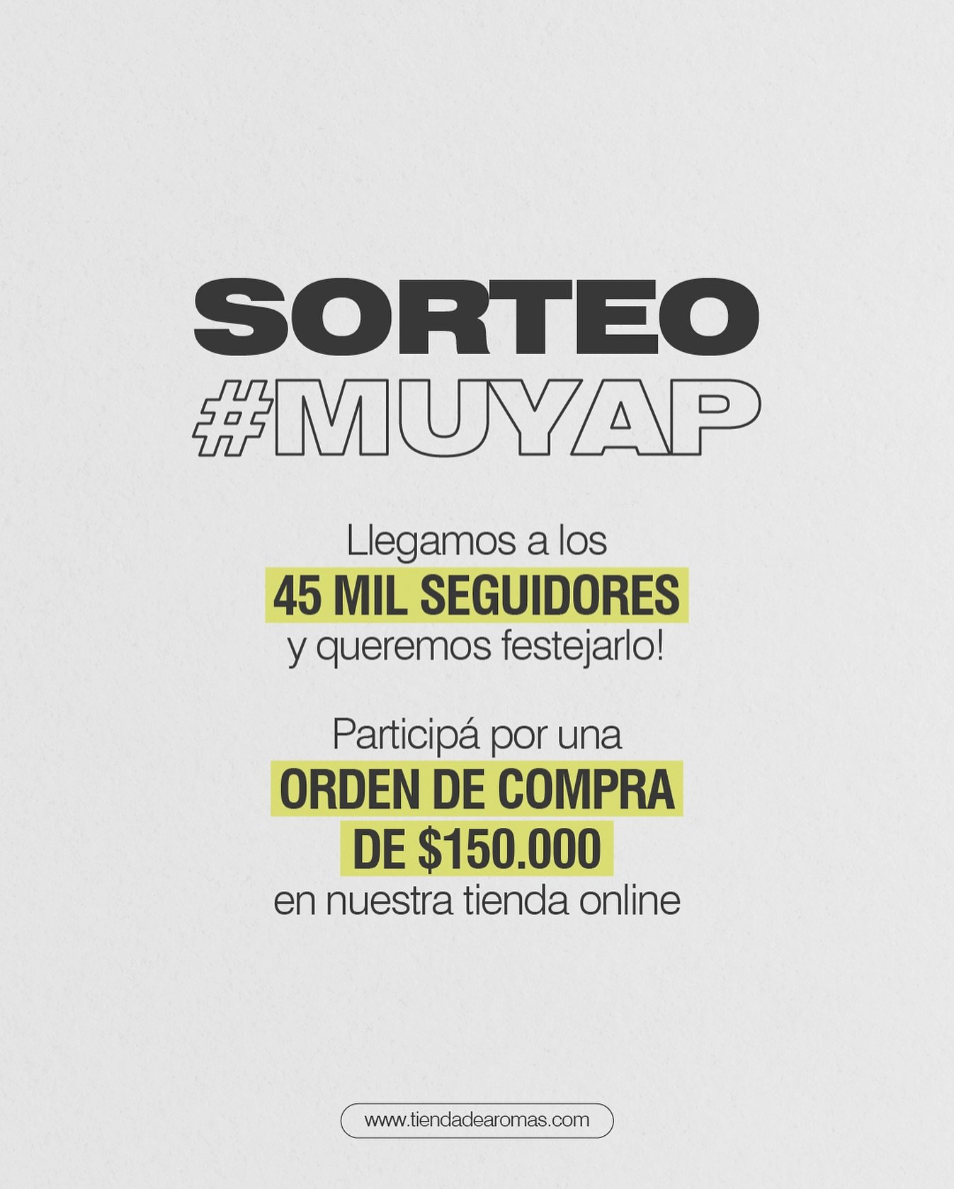 Participá del sorteo de Tienda de Aromas y ganá una orden de compra de $150.000