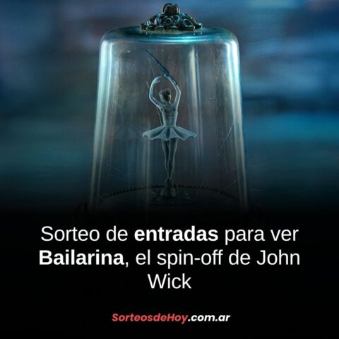 Ganá entradas para ver Bailarina, el spin-off de John Wick protagonizado por Ana de Armas – Ganador: @mis.apuntes.faq
