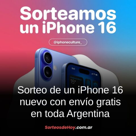 Sorteo nacional iPhone 16: Ganá el nuevo celular de Apple con envío gratis a todo el país