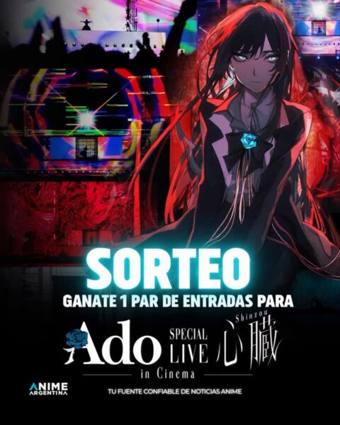Ganá un par de entradas para el Ado Special Live Shinzou en cine