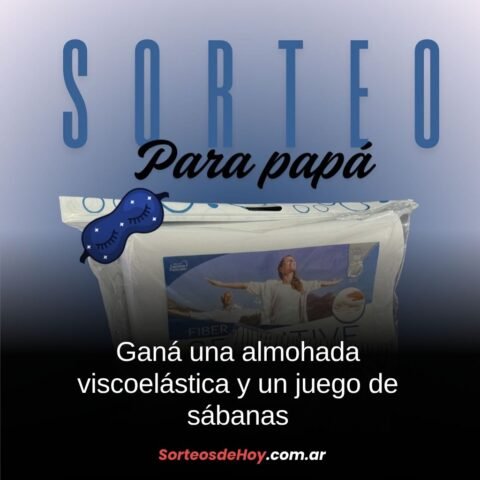 Sorteo Día del Padre: Ganá una almohada viscoelástica y un juego de sábanas de calidad