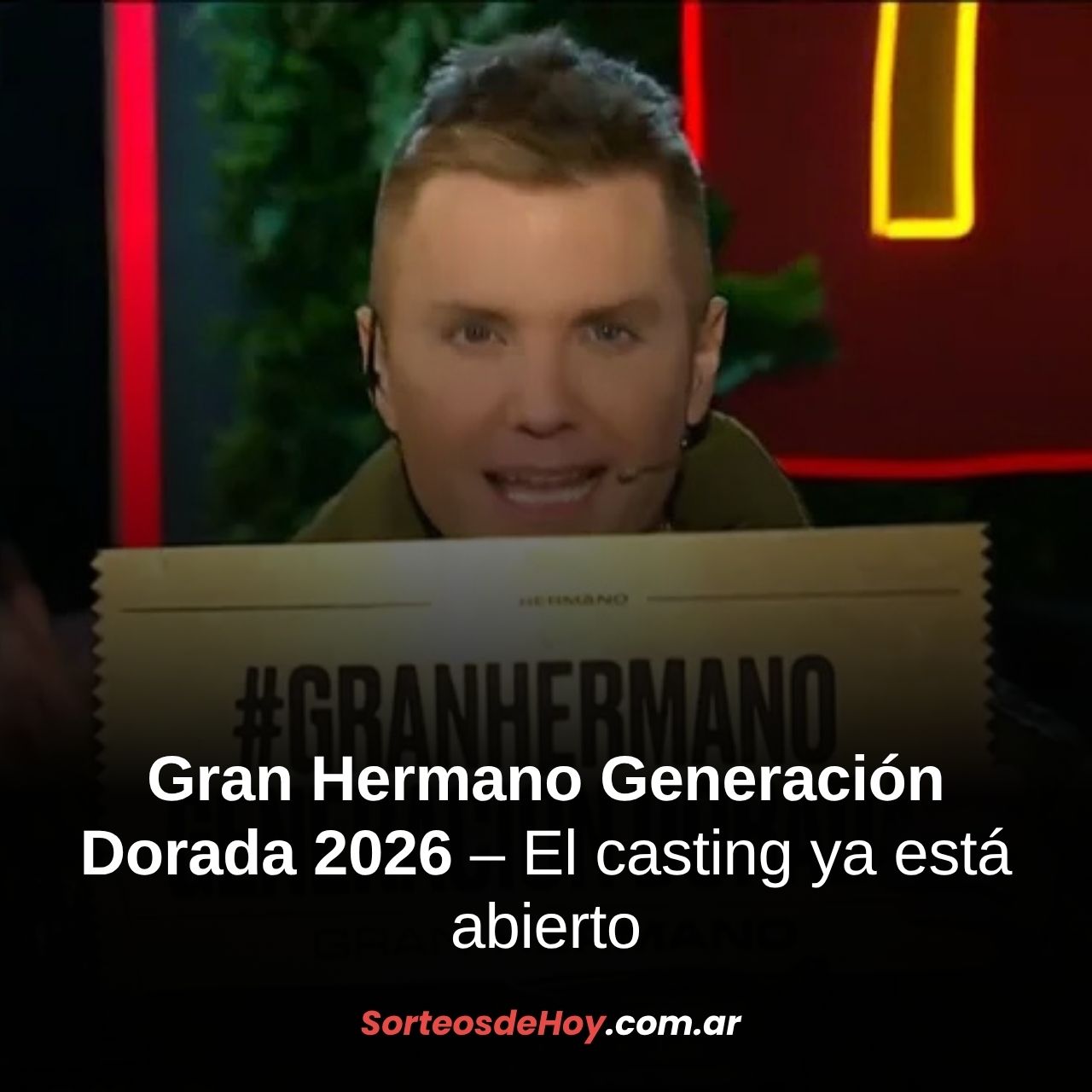 Gran Hermano Generación Dorada 2026 ¿Cómo anotarse? Guía paso a paso