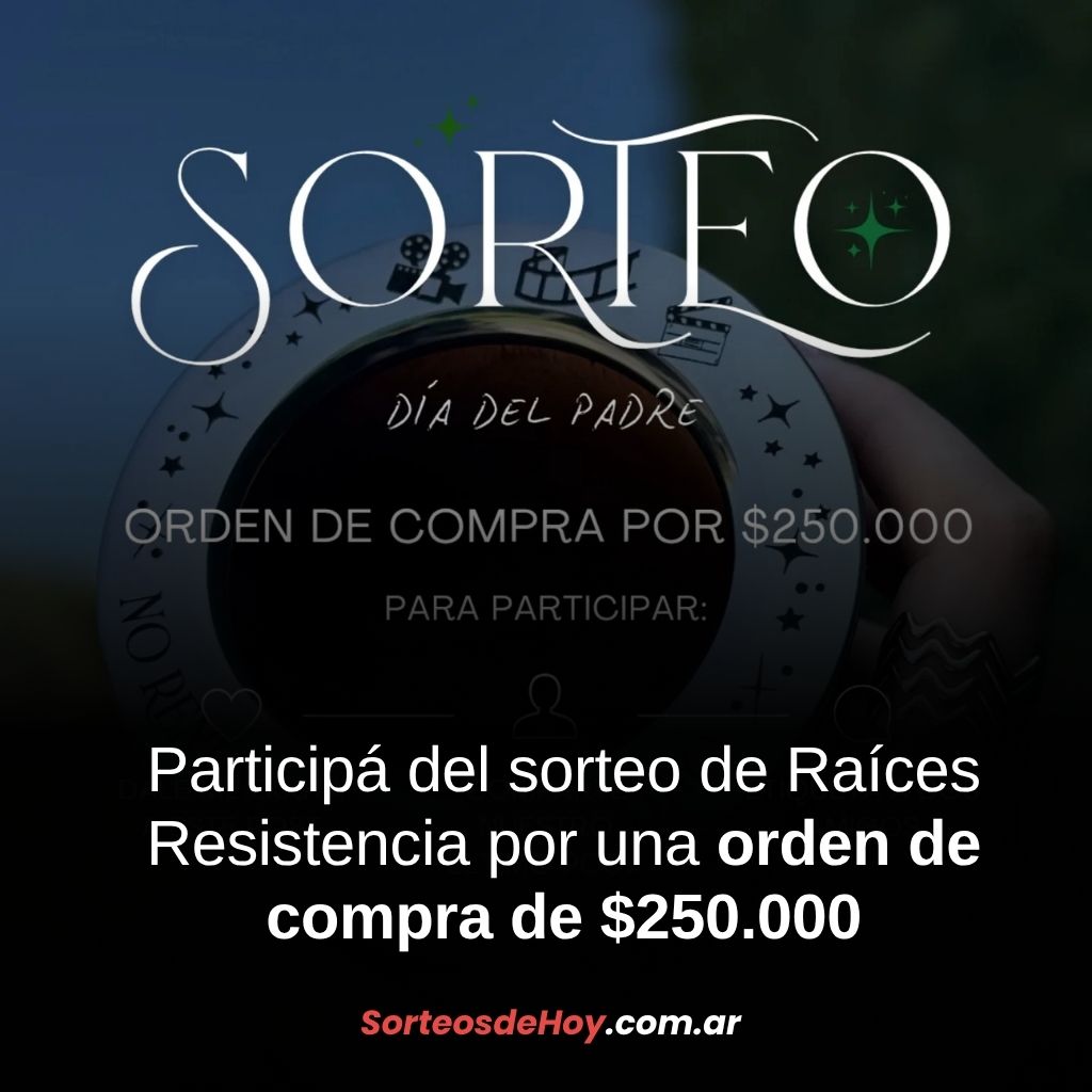 Ganá una orden de compra por $250.000 o un mate grabado personalizado por el Día del Padre