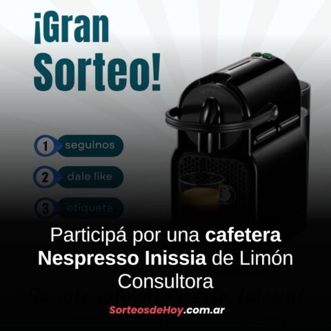 Ganá una cafetera Nespresso Inissia y arrancá tus días con café de calidad en casa