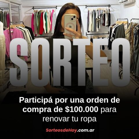 Ganá $100.000 para gastar en ropa con el sorteo de Basia Indumentaria