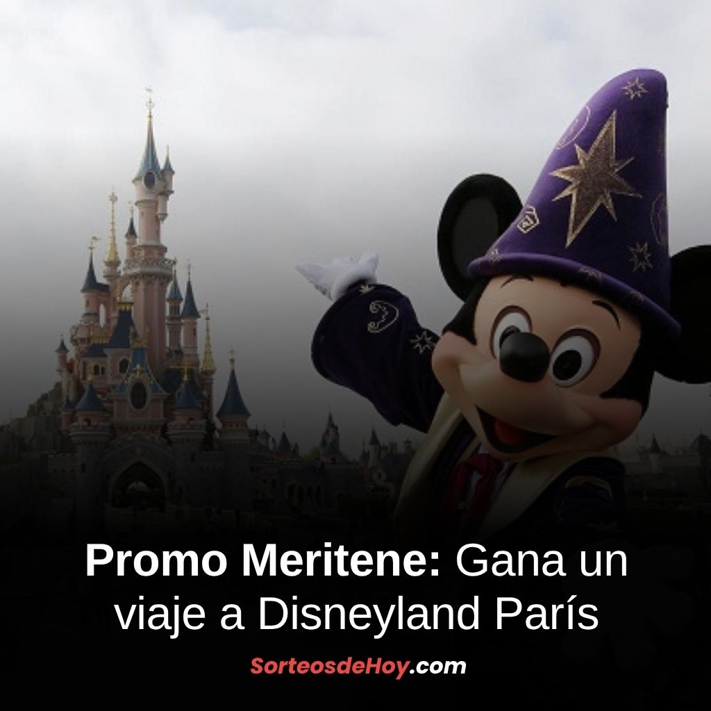 Promo Meritene 2025: Gana un viaje a Disneyland París (España)