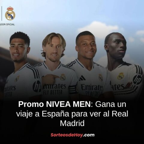 Promo Nivea MEN 2025: Gana un viaje a España para ver al Real Madrid (México)