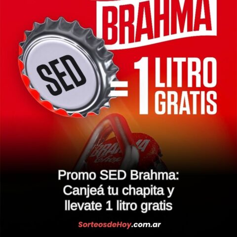 Promo SED Brahma 2025: Cómo ganar una cerveza de 1 litro gratis con chapita ganadora