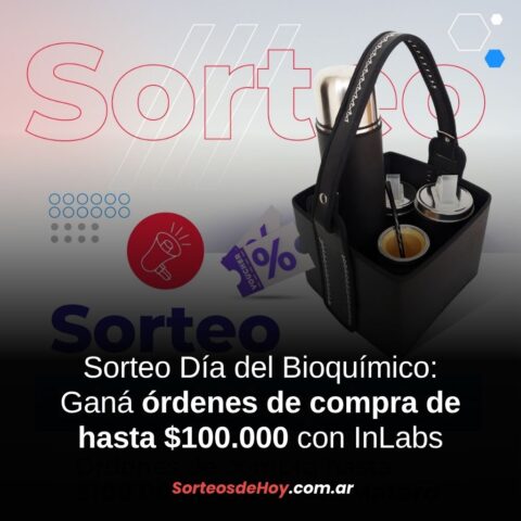 Sorteo Día del Bioquímico de InLabs: Ganá órdenes de compra de hasta $100.000 y un set matero – Ganadores Publicados