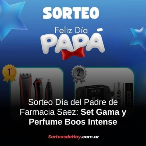 Participá por un set Gama o un perfume Boos Intense en el sorteo del Día del Padre de Farmacia Saez