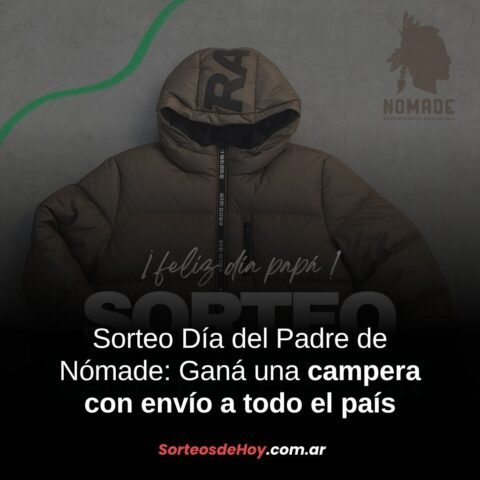 Sorteo Día del Padre de Nómade: Ganá una campera a elección con envío a todo el país