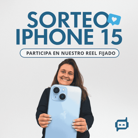 Ganá un iPhone 15 participando del sorteo de Cellshomeshop