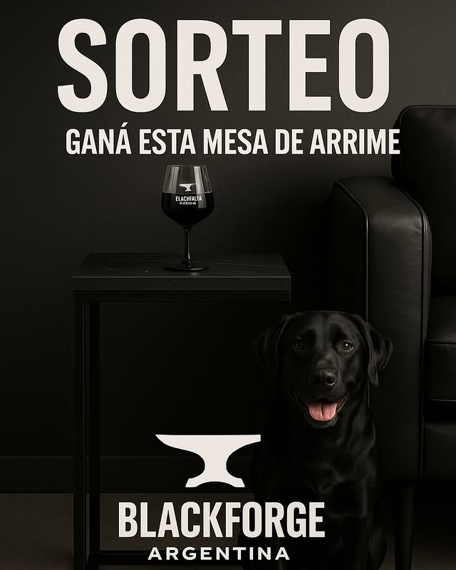 Ganá una mesa de arrime minimalista hecha a mano con Black Forge Argentina