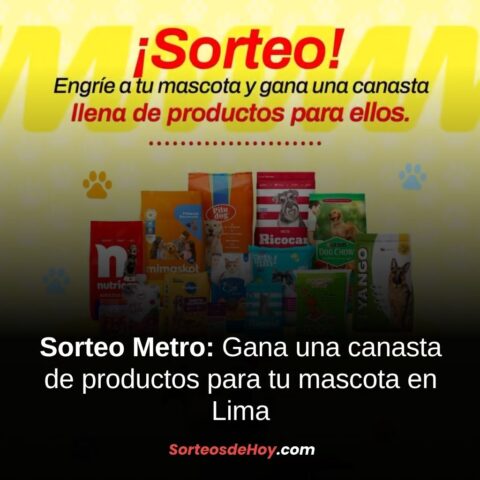 Promo Metro 2025: Gana una canasta llena de productos para tu mascota (Perú)