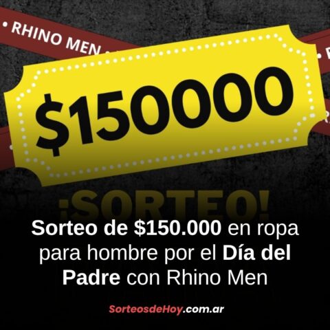 Participá por un voucher de $150.000 para renovar tu look con Rhino Men