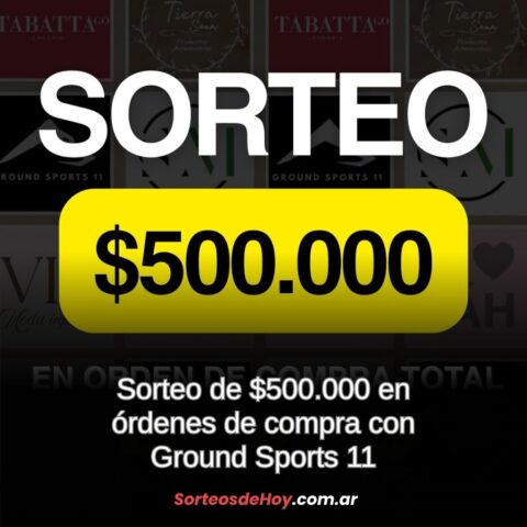 Ganá $500.000 en órdenes de compra con el gran sorteo de Ground Sports 11 y comercios asociados