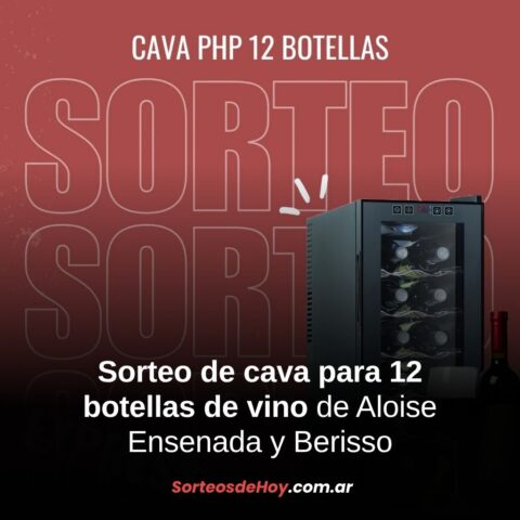 Ganá una cava para 12 botellas con el sorteo exclusivo de Aloise Ensenada y Berisso