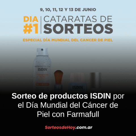 Participá por productos ISDIN con Farmafull en una semana de sorteos que cuida tu piel