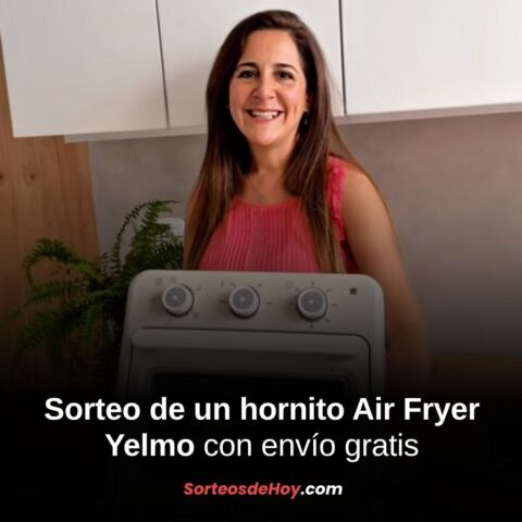 Participá del sorteo de un hornito Air Fryer Yelmo organizado por Ceci Duca y Yelmo Argentina