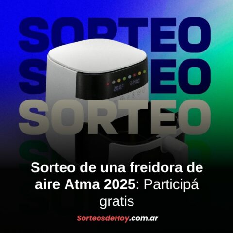 Ganá una freidora de aire Atma en el sorteo de CPT Oficina