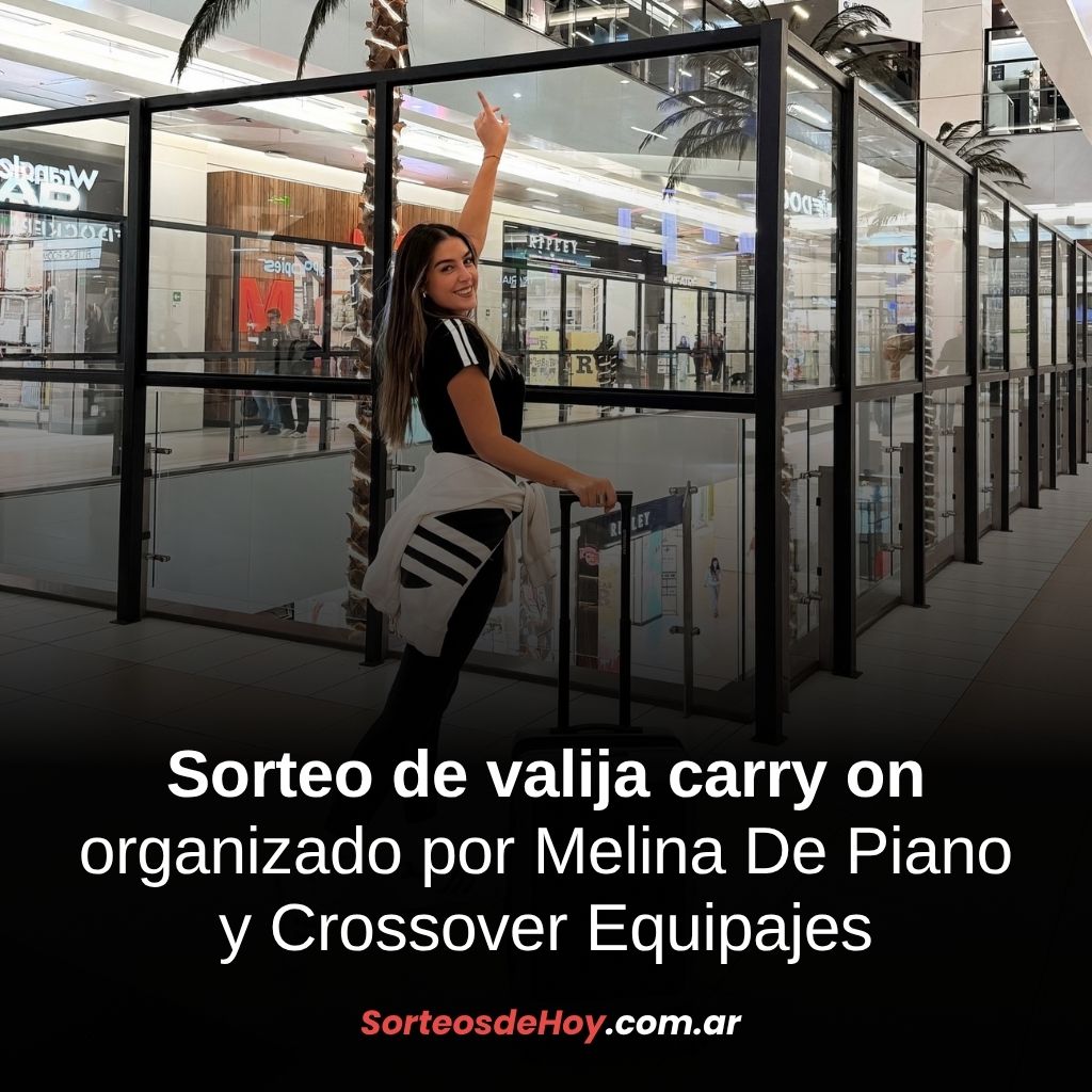 Participá del sorteo y ganá una valija carry on ideal para tus próximos viajes