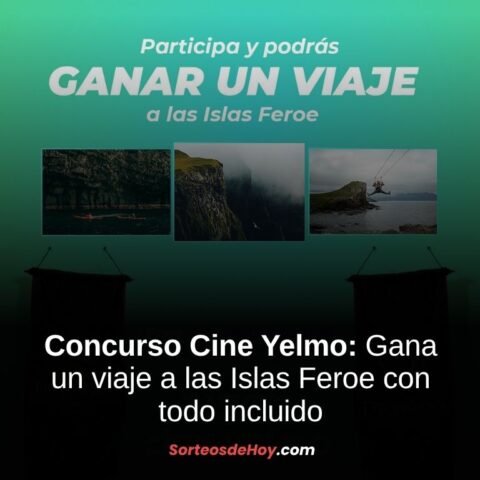 Concurso Cine Yelmo 2025: Gana un viaje a las Islas Feroe con todo incluido (España)