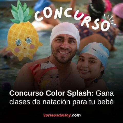 Concurso Color Splash 2025: Gana clases de natación para tu bebé y un regalo sorpresa (Chile)