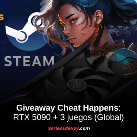 Giveaway Cheat Happens 2025: Gana una AORUS RTX 5090 + 3 juegos de Steam (Internacional)