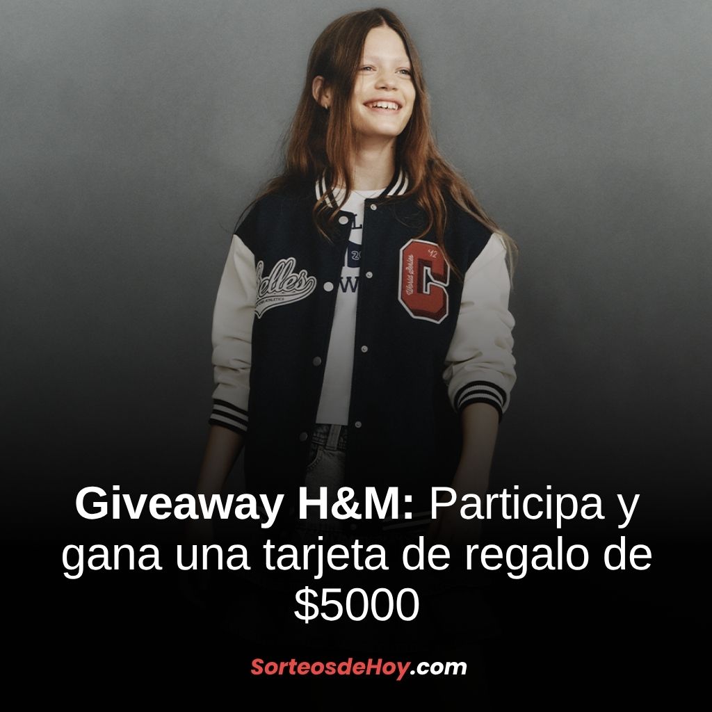Promo H&M 2025: Gana una tarjeta de regalo de $5000 (México)