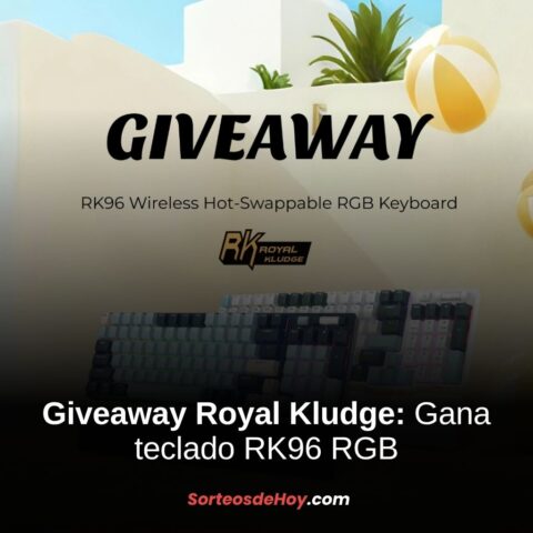 Giveaway Royal Kludge 2025: Gana un teclado mecánico inalámbrico RK96 (EE. UU. y España)