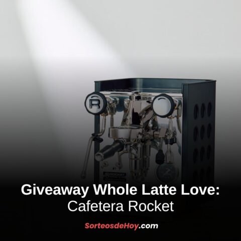 Giveaway Whole Latte Love 2025: Gana una cafetera Rocket Espresso Appartamento TCA (Estados Unidos y Canadá)