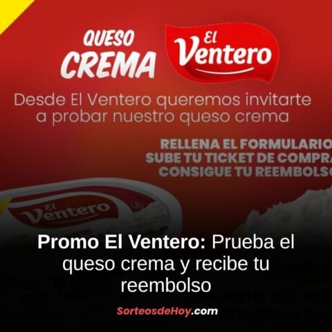 Promo El Ventero 2025: Prueba el nuevo queso crema y recibe tu reembolso (España)