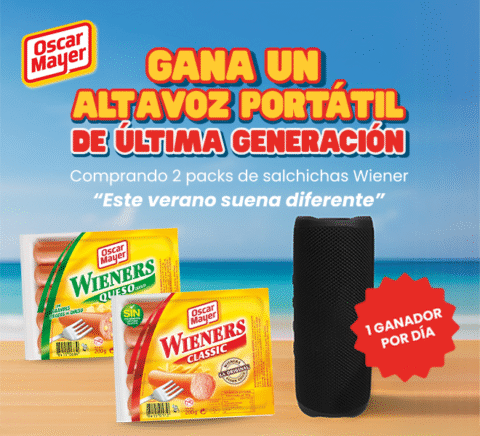 Promo Oscar Mayer 2025: Gana un altavoz portátil de última generación (España)