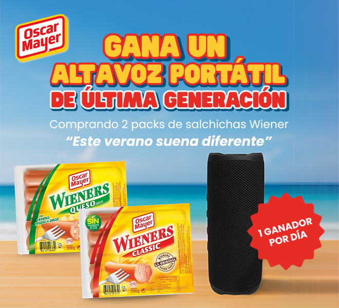 Promo Oscar Mayer 2025: Gana un altavoz portátil de última generación (España)