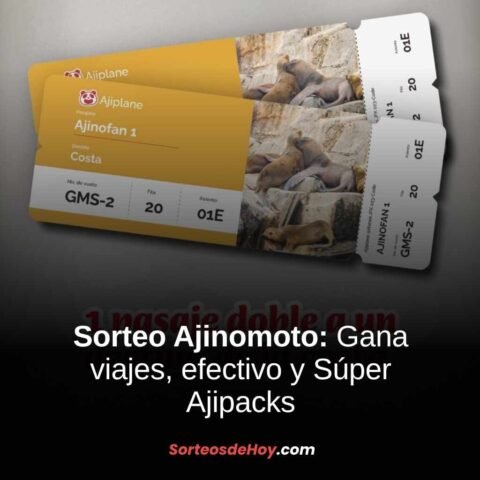 Sorteo Ajinomoto 2025: Gana viajes, efectivo y Súper Ajipacks (Perú)